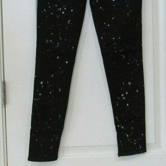 Social Standard by Sanctuary JET BLACK SPARKLE High Rise Skinny Jean - Picture 6 of 9